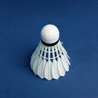 Volant de badminton professionnel haute performance en plumes d'oie de classe A (Knife Edge T-2) et liège sandwich - Vente directe usine OEM