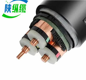 भूमिगत विद्युत 4 कोर xlpe इन्सुलेट मध्यम वोल्टेज 15kv निर्माण बिजली केबल 25 मिमी-95 मिमी आकार 120 मिमी कॉपर कंडक्टर - Product Image 3