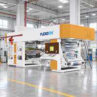 Machine d'impression flexographique CI automatique 4/6 couleurs à prix d'usine pour sacs plastiques, emballages alimentaires, films PE, BOPP, PET, CPP