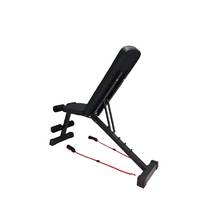 Chaise de fitness pliable commerciale en gros, planche inclinée réglable, équipement auxiliaire, banc de musculation, banc pliable