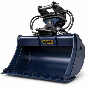 Godet rotatif personnalisé pour excavatrice, godet hydraulique inclinable pour excavatrices - Product Image 1