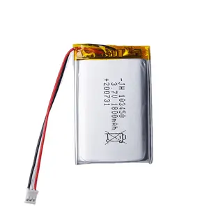 Fabrik batterien 1800mah lithium-polymer 3,7 v lipo 103450 akku mit mole_x stecker für verbraucher elektronik