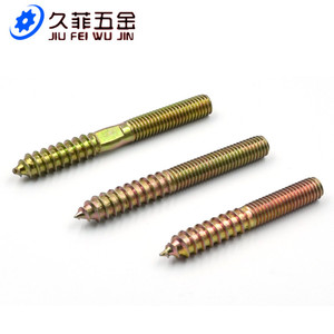 Tornillos Autorroscantes de Doble Rosca Jiu Fei Wu Jin, M6 M8 M10, Cabeza Hexagonal, Fijaciones para Madera, Acero al Carbono de Grado A, Métricos - Product Image 2