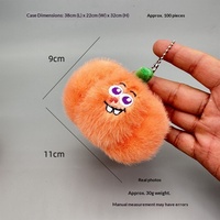 Fruit Pluche Speelgoed Avocado Pop Schattig Sleutelhanger Rugzak Charm Hangertje PP Katoenen Vulling Unisex Baoding Hoge Kwaliteit 14+