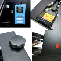 Machine de Presse à Chaud Plate pour Sublimation d'Impression de T-shirts – Machine de Transfert Thermique 3838 pour T-shirts