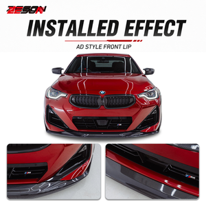 Splitter Anteriore in Fibra di Carbonio Stile AD per <span class=keywords><strong>BMW</strong></span> Serie <span class=keywords><strong>2</strong></span> G42 M240i 230i 220i Coupé M Sport 2022+ - Product Image 2