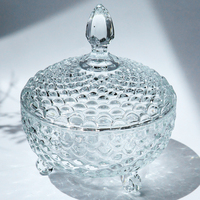 Pot en verre personnalisable, écologique, minimaliste, vintage, pour la décoration de la maison, de mariage, ou comme pot à bonbons.
