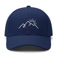 Gorras de Golf Personalizadas para Hombre, con Corte Láser, Perforadas, Impermeables, 3D, de 6 Paneles, con Cierre a Presión