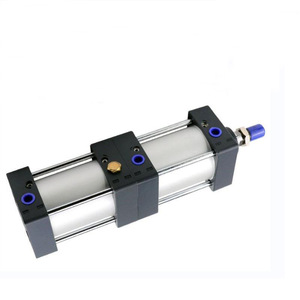 Cilindro de Varillaje Estándar SCT80 de Doble Eje, Carrera de 500 mm, 3 Cilindros, Multiposición, Uso Industrial - Product Image 1