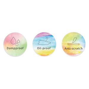 Autocollants adhésifs holographiques de qualité supérieure |   Étiquettes rondes autocollantes pour cadeaux, artisanat et image de marque, entièrement personnalisables - Product Image 2