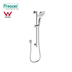 Frascio Solid Round SS 304 Badezimmer Dusch schiene Bad zubehör Verstellbare Schiebe stange Set mit Dusch kopf - Product Image 1
