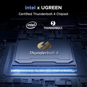 UGREEN <span class=keywords><strong>Thunderbolt</strong></span> 4 Dock Revodok Max 213 13 en 1 40Gbps Estación de acoplamiento Dual 4K 60Hz Pantalla única 8K Carga rápida para computadora portátil - Product Image 4