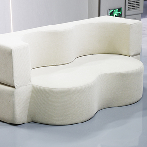 Minimalist Modern Chesterfield <b>Bed</b> for Living Room Rectangle Shape Extendable Vacuum Compression One Seat S-08 One Seat S-0 - Product Image 3