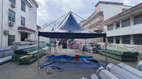 Nouvelle Tente Pagode d'Exposition en Tissu pour Extérieur, Design Innovant, pour Fêtes et Événements, à Vendre