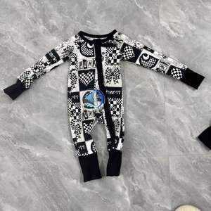 カスタマイズされたRts 7 Brewベビー・キッズ長袖フリル付きスリーパー竹繊維ガールズジッパーロンパースワンピースパジャマベビージッパー - Product Image 5