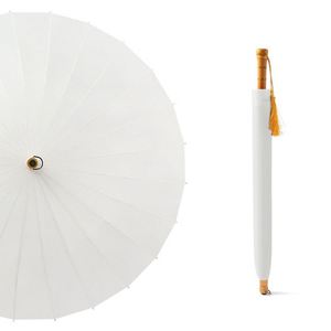 Parapluies manuels personnalisés avec logo, fabriqués en Chine, grande taille 24K, manche droit en bois, imperméables, cadeaux d'affaires pour l'extérieur - Product Image 4