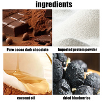 Protein Bar Daging Kedelai Rasa Cokelat Oat Serat Diet Berbagai Protein Minyak Kelapa Protein Bar Rendah Lemak