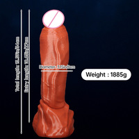 Dilatateur anal extra-large sans œufs, en forme de bourgeon de rose, pour entrée arrière, masturbateur massif, jouet de plaisir pour adultes, énorme godemiché
