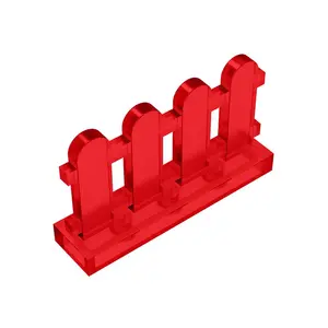 [Gobricks]GDS-1177 yapı taşı (no.33303) kazık çit 1x4x2 - 1x4x2 çit plastik DIY oyuncak