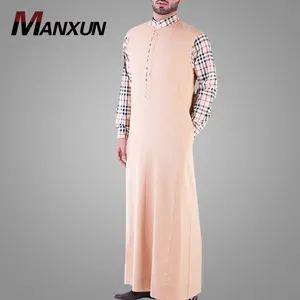 Manufactory Wholesale Islamic Men Clothes Popular Arabic Thobe Classic Moroccan Muslim Abaya Online