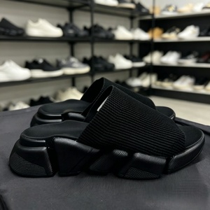 Nouvelle Tendance 2026 : Chaussons de Luxe Haute Couture, Chaussures Décontractées Originales de Marque pour Hommes, Sandales Sport Confortables à Tige Tricotée - Product Image 4