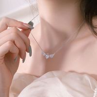 Colliers pendentifs Dylam Luxurious Fine Fashion Jewelry en argent S925, chaîne à maillons, couronne, forme de cœur, zircon cubique 5A
