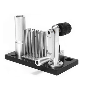 Outil de banc d'artisanat de fil de fabrication de bijoux de précision 20 mandrins en acier 2.5-12mm Kit de fabricant d'anneau de saut manuel - Product Image 1