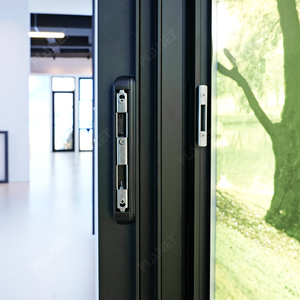 Puerta Corredera Panorámica de Vidrio Templado para Viviendas, Puerta Corredera de Metal, Puerta Corredera de Aluminio y Vidrio para Patio - Product Image 5