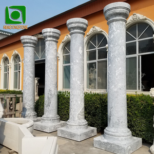 ข้อเสียเสาหินสไตล์โรมันสำหรับสร้างบ้านหินอ่อนสีเบจ - Product Image 5