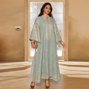 Ab423 abito di paillettes ricamato musulmano Plus Size <span class=keywords><strong>abbigliamento</strong></span> donna abito medio oriente nuovo - Product Image 4
