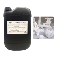 355nm Universal Resin kaku standar fotopolymer kaku untuk tujuan umum SLA putih 3D Printer cahaya Resin menyembuhkan
