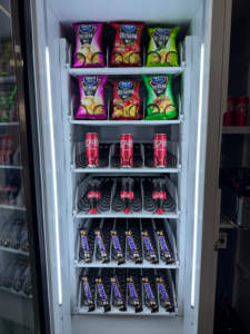 Máquina Expendedora de Snacks para <span class=keywords><strong>Supermercado</strong></span>, Pequeña, con Ranuras Personalizadas, Función SDK, Pantalla Táctil y Software de Gestión de Inventario - Product Image 3