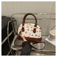 Nouvelle Tendance 2025 : Sac Bandoulière de Luxe pour Femme, Motif Cerise, Populaire et Tendance pour Filles