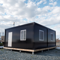 Garage préfabriqué sur mesure avec portes à double volet roulant, bâtiment modulaire en acier portable pour le stockage de voitures