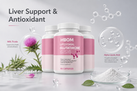 OEM Glutathion Liposomal Chardon-Marie Acide Alpha-Lipoïque Beauté Peau Immunité Détoxification Antioxydant Amélioration Sans Gluten 90