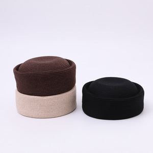 Berretto di Alta Qualità in Misto Lana, Cappello <span class=keywords><strong>da</strong></span> Pittore, Cappello Pillbox per Donne, Stile Giapponese, Sottile, Versatile e Traspirante per Primavera ed Estate - Product Image 2