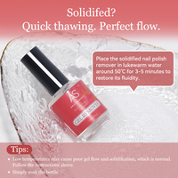 Dissolvant de vernis à ongles Private Label Burst Nail Gel Liquide 15ml Sans parabène Élimine rapidement le vernis UV Soak-Off