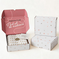 Boîtes d'emballage pour vêtements, boîtes d'expédition personnalisées, boîtes d'expédition roses pour vêtements, boîte d'emballage avec logo, boîte postale personnalisée