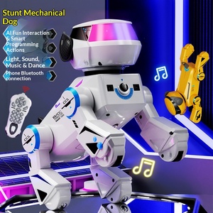 Chien robot interactif télécommandé transfrontalier, programmable, avec contrôle vocal, détection tactile et suivi intelligent - Product Image 2