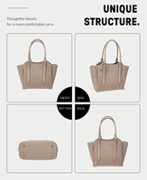 Sacs fourre-tout en PU tendance 2026 pour femmes, sacs à main avec breloque pompon fleuri, sacs à bandoulière pour usage quotidien, sac à main pour femme