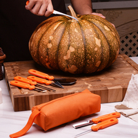 Groothandel Premium Anti-aanbak Halloween Pompoen Snijset 7-delig PP+RVS Gereedschap