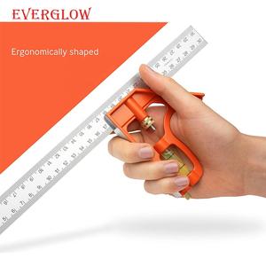 Carré de charpentier d'angle de résolution professionnelle Carré de combinaison de règle d'angle durable - Product Image 4