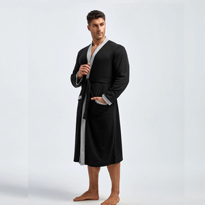 OEM ODM High Quality Cotton <strong>Waffle</strong> Mens Kimino Hotel <strong>Robe</strong> Luxury Spa Bath <strong>Robes</strong> for Men - Product Image 1
