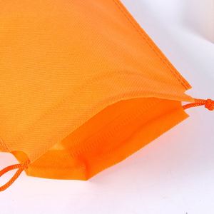 Bolsa de tela no tejida biodegradable reutilizable personalizada, funda ecológica para zapatos, bolsa de almacenamiento con cordón, bolso de mano - Product Image 5