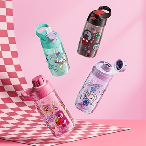 500ml Strawberry Bear, Buzz Light Year, Elsa <strong>Princess</strong>, Marvel Factor Cartoon Design Tritan <strong>Water</strong> <strong>Bottle</strong> for Kids - Product Image 4