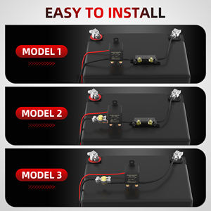 Interrupteur de coupure de courant à distance sans fil 250A Relais de batterie à distance marin Commutateurs automatiques avec porte-fusible ANL - Product Image 3