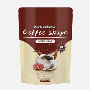 Bebida de Café en Polvo NurtureNova con <span class=keywords><strong>Glutatión</strong></span> y Colágeno, Café Instantáneo en Polvo para Energía y Apoyo a la Piel, 10 Sobres - Product Image 1