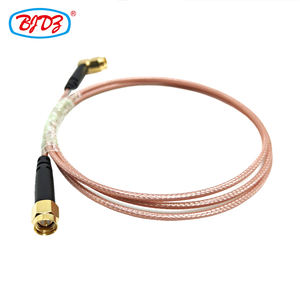 Cable Coaxial RF RG316 SMA Macho a SMA Macho en Ángulo Recto de 1 Metro - Product Image 3