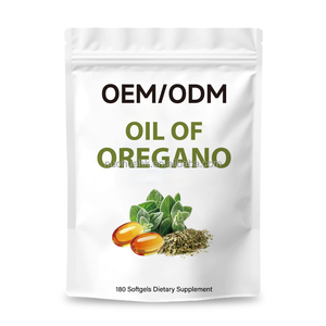 Solution de compléments alimentaires personnalisable en une étape : Complément à base de plantes OEM, Huile d'origan avec huile de nigelle en gélules molles - Product Image 1