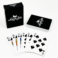 Cartes à jouer de luxe au design personnalisé en plastique PVC pour poker, cartes à jouer avec votre propre logo, vente en gros